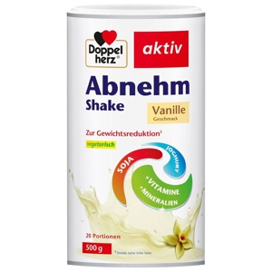 Doppelherz Abnehm Shake Vanille Pulver, 500 g Pulver Produktbild