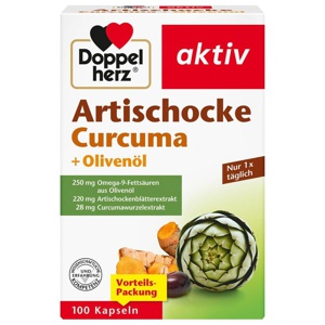 Doppelherz Artischocke Curcuma+Olivenöl Kapseln Produktbild