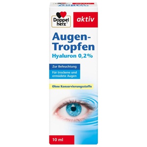 DOPPELHERZ Augen-Tropfen Hyaluron 0,2% Produktbild