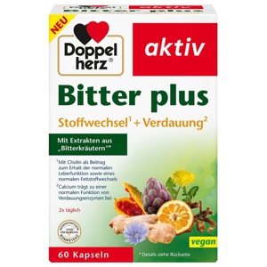 Doppelherz Bitter plus Kapseln, 60 St Kapseln Produktbild