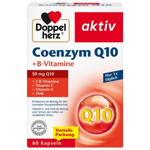 DOPPELHERZ Coenzym Q10+B Vitamine Kapseln Produktbild