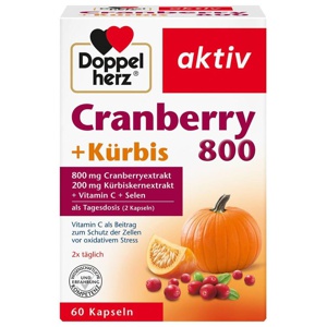 Doppelherz Cranberry+Kürbis Kapseln, 60 St Kapseln Produktbild