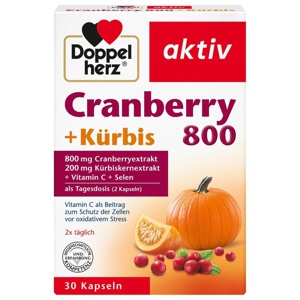 Doppelherz Cranberry+Kürbis Kapseln Produktbild