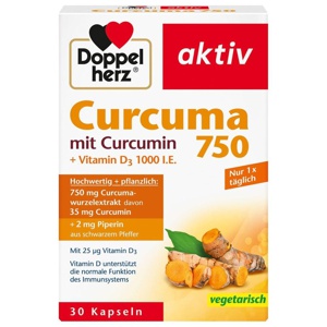 Doppelherz Curcuma 750 Kapseln Produktbild