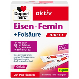Doppelherz Eisen-Femin direct Pellets, 20 St Pellets Produktbild