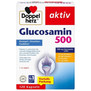 DOPPELHERZ Glucosamin 500 Kapseln Produktbild