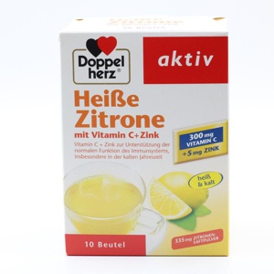 DOPPELHERZ heiße Zitrone Vitamin C+Zink Granulat Produktbild