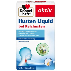 Doppelherz Husten Liquid Sticks, 12 St Sirup Produktbild