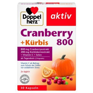 Doppelherz Aktiv jõhvikas+kõrvits+C-Vit+Seleen N30 toote pilt