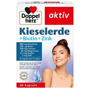 Doppelherz Kieselerde + Biotin + Zink Kapseln, 40 St Kapseln Produktbild