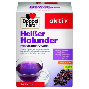 Doppelherz Aktiv kuum jook musta leedriga C+tsink N10 toote pilt
