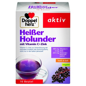 Doppelherz Aktiv kuum jook musta leedriga C+tsink N10 toote pilt
