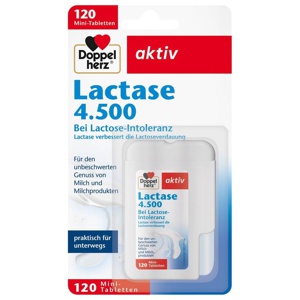 Doppelherz Lactase 4.500 Tabletten, 120 St Tabletten Produktbild
