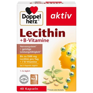 DOPPELHERZ Lecithin+B-Vitamine Kapseln Produktbild