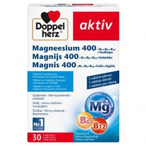 Doppelherz Aktiv magneesium tabletid 400mg N30 toote pilt