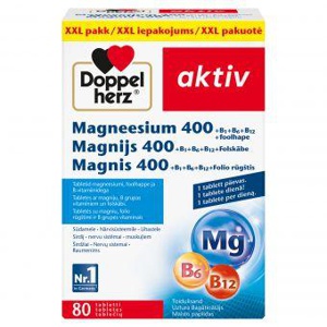 Doppelherz Aktiv Magnesium 400 + Foolhape + B tabletid N80 toote pilt