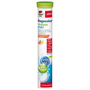 Doppelherz Magnesium+Kalium Sport Brausetabletten Produktbild