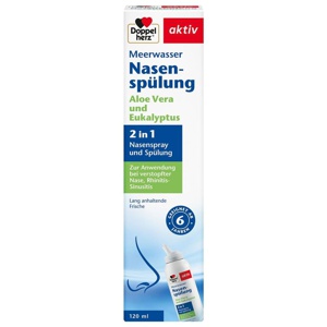 Doppelherz Meerwasser Nasenspülung, 120 ml Spüllösung Produktbild