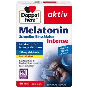 Doppelherz Melatonin Tabletten, 40 St Tabletten Produktbild