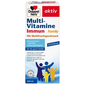 Doppelherz Multi-Vitamine Immun Family flüssig Produktbild