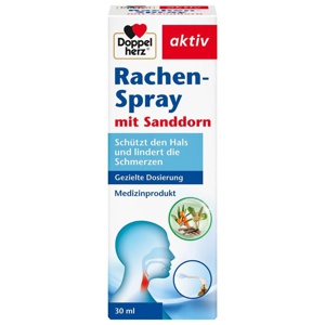 Doppelherz Rachen-Spray mit Sanddorn, 30 ml Spray Produktbild