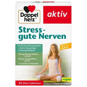 Doppelherz Stress gute Nerven Tabletten, 30 St Tabletten Produktbild