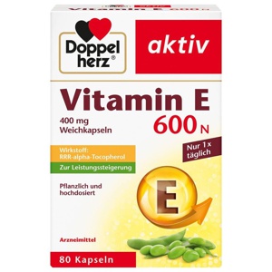 DOPPELHERZ Vitamin E 600 N Weichkapseln Produktbild