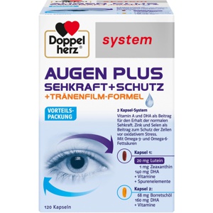DOPPELHERZ Augen plus Sehkraft+Schutz system Kaps. Produktbild