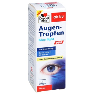 Doppelherz Augen-Tropfen blue light Duo, 10 ml Augentropfen Produktbild