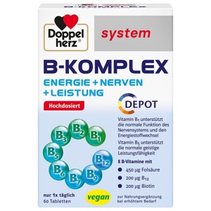 DOPPELHERZ B-Komplex system Tabletten Produktbild