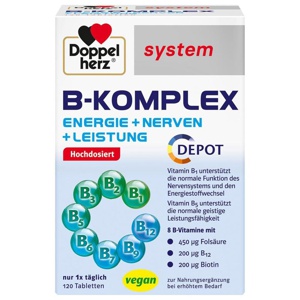 DOPPELHERZ B-Komplex system Tabletten Produktbild
