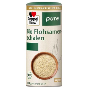 Doppelherz Bio Flohsamenschalen pure Pulver, 200 g Pulver Produktbild