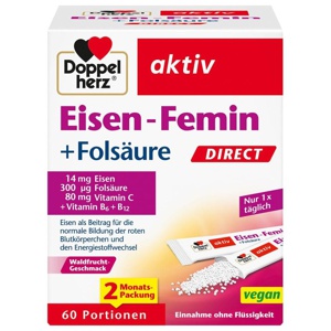 Doppelherz Eisen-Femin Direct Pellets, 60 St Pellets Produktbild
