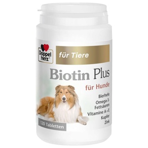 Doppelherz für Tiere Biotin Plus Tabletten für Hunde, 120 St Tabletten Produktbild