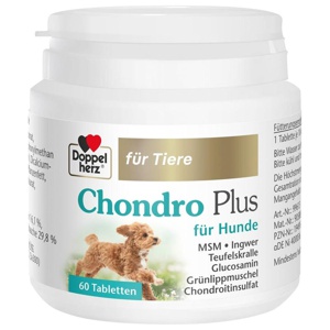 Doppelherz für Tiere Chondro Plus Tabletten für Hunde, 60 St Tabletten Produktbild
