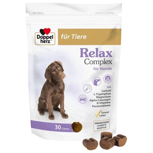 DOPPELHERZ für Tiere Relax Complex Chews f.Hunde Produktbild