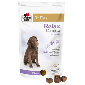 DOPPELHERZ für Tiere Relax Complex Chews f.Hunde Produktbild