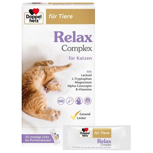 DOPPELHERZ für Tiere Relax Complex Port.Btl.f.Kat. Produktbild