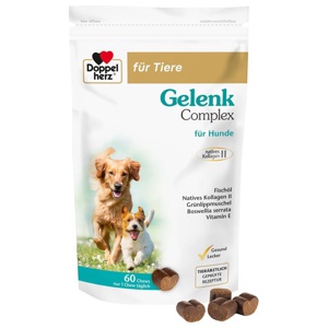 DOPPELHERZ für Tiere Gelenk Complex Chews f.Hunde Produktbild