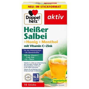 Doppelherz Heisser Salbei+honig+menthol Granulat Produktbild
