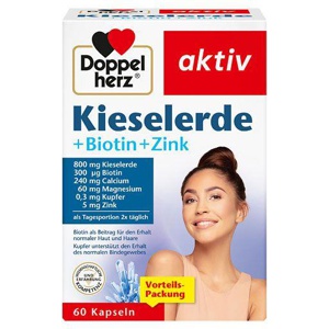 Doppelherz Kieselerde + Biotin + Zink Kapseln, 60 St Kapseln Produktbild