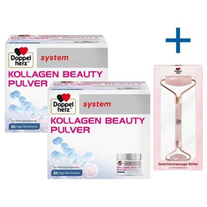 Doppelherz Kollagen Beauty Pulver system, 2x150 g Pulver Produktbild
