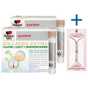 Doppelherz Kollagen Extra system Trinkampullen, 2x30 St Trinkampullen Produktbild