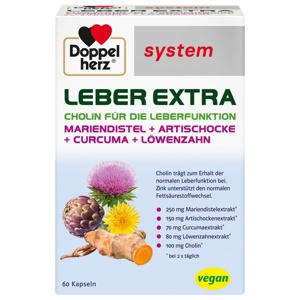DOPPELHERZ Leber Extra system Kapseln Produktbild