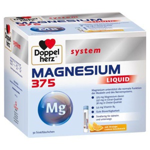 Doppelherz Magnesium 375 Liquid system Trinkampulle, 30 St Trinkampullen Produktbild