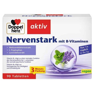 Doppelherz Nervenstark Tabletten, 90 St Tabletten Produktbild