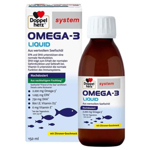 DOPPELHERZ Omega-3 Liquid system Produktbild