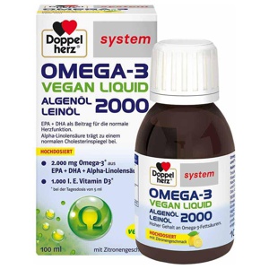 Doppelherz system OMEGA-3 VEGAN LIQUID 2000 100 ml Flüssigkeit Produktbild