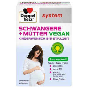 DOPPELHERZ Schwangere+Mütter vegan syst.Kombipack. Produktbild
