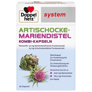 DOPPELHERZ Artischocke-Mariendistel system Weichk. Produktbild
